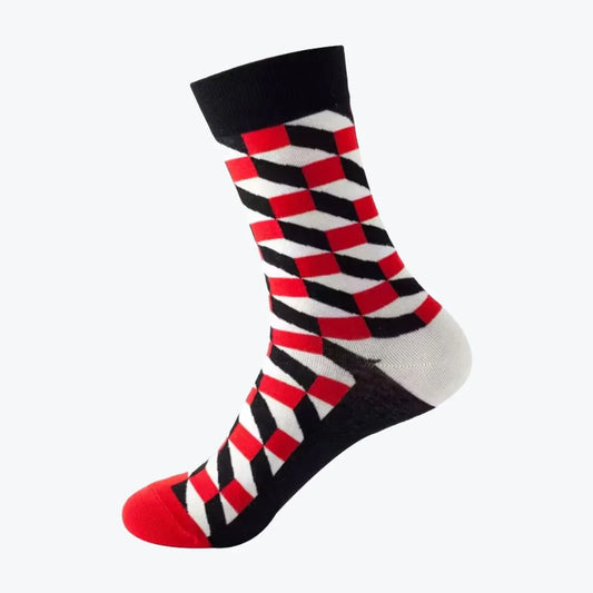 Colorful patterned sock