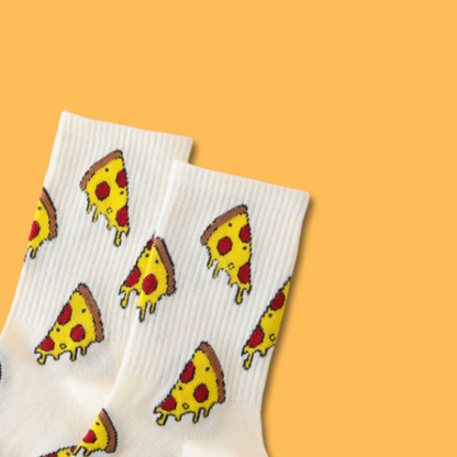pizza slice pattern Socks