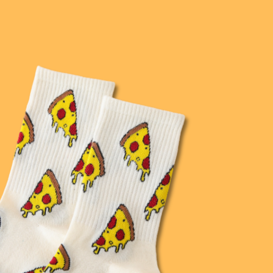 pizza slice pattern Socks
